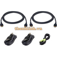 1.8M USB Ultra High Speed HDMI Dual Display Secure KVM Cable Kit ATEN 2L-7D02UH21X5