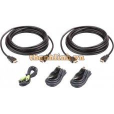 3M USB HDMI Dual Display Secure KVM Cable Kit ATEN 2L-7D03UHX5