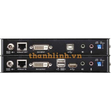 Cáp cho hệ thống KVM USB DVI HDBaseT2.0 KVM Extender Aten CE620-AT-E