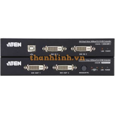 Cáp cho hệ thống KVM USB DVI Dual View HDBaseT2.0 KVM Extende Aten CE624-AT-E