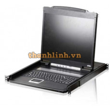 Bộ điều khiển KVM 8 PS/2-USB VGA D.Rail LCD KVM SW. US KB Aten CL5808N-ATA-AE