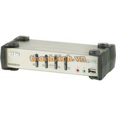4-Port PS/2-USB VGA/Audio KVMP™ Switch with OSD ATEN CS1734B