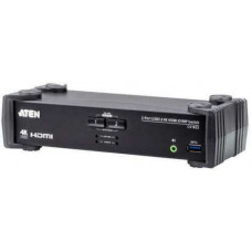 Bộ điều khiển KVM 2-Port USB3.0 4K HDMI KVMP Switch Aten CS1822-AT-E