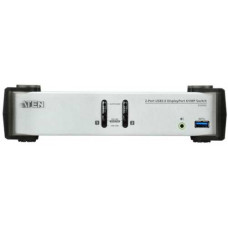 Bộ điều khiển KVM 2-Port USB DP/Audio KVMP/USB 3.0 Switch Aten CS1912-AT-E