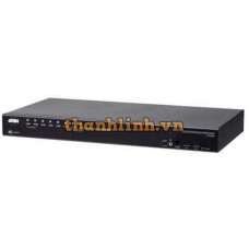 Bộ điều khiển KVM 8-Port USB3.0 4K DisplayPort KVM Switch Aten CS19208-AT-E
