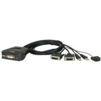 Bộ điều khiển KVM 2-Port USB DVI Cable KVM SW. W/Selector Aten CS22D-AT