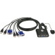 Bộ điều khiển KVM 2-Port USB VGA Cable KVM SW. W/Selector Aten CS22U-AT