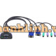 2-Port PS/2 VGA Cable KVM Switch (0.9m) ATEN CS62S