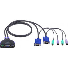 Cáp cho hệ thống KVM 2-Port PS/2 VGA Cable KVM Switch Aten CS62S-AT