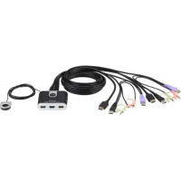 Cáp cho hệ thống KVM 2P USB HDMI /Audio Cable KVM SW/Selector Aten CS692-AT