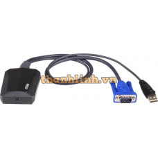 Laptop USB KVM Console Crash Cart Adapter ATEN CV211