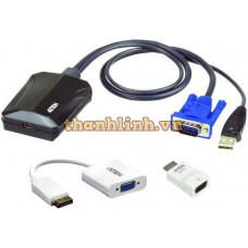 Laptop USB KVM Console Crash Cart Adapter IT Kit ATEN CV211CP