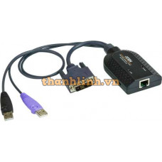USB DVI Virtual Media KVM Adapter with Smart Card Support ATEN KA7166