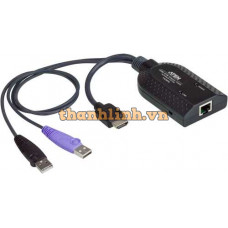 USB HDMI Virtual Media KVM Adapter with Smart Card Support ATEN KA7168
