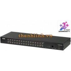 32-Port Multi-Interface (DisplayPort, HDMI, DVI, VGA) Cat 5 KVM Switch ATEN KH1532A