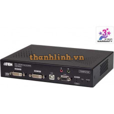 DVI-I Dual Display KVM over IP Transmitter with Remote Access ATEN RCMDVI40AT