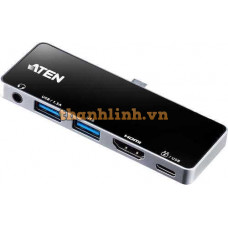 USB-C Travel Dock with Power Pass-Through ATEN UH3238