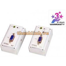 Bộ mở rộng qua mạng VGA/Audio Over Cat5 Extender With MK Aten VE157-AT-E