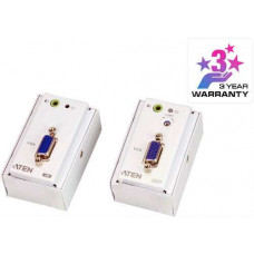 Bộ mở rộng qua mạng VGA/Audio Over Cat5 Extender With MK Aten VE157-AT-E