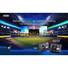 True 4K HDMI H.265 over IP Transceiver with PoE ATEN VE8662