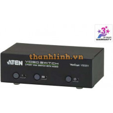 Thiết bị chuyển mạch 2-Port VGA /Audio Switch Aten VS0201-AT-E