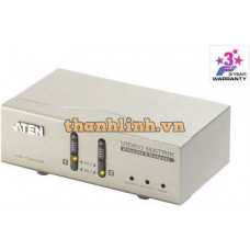 Thiết bị chuyển mạch 2x2 VGA /Audio Matrix Switch Aten VS0202-AT-E