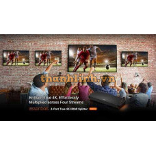 4-Port True 4K HDMI Splitter ATEN VS4814