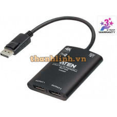 2-Port True 4K DisplayPort MST Hub ATEN VS92DP