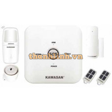 Bộ báo trộm trung tâm qua APP và SIM KAWA 261 WIFI SIM