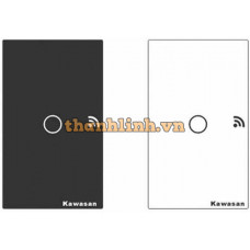 Công tắc cảm ứng hẹn giờ 1 nút có viền KAWA CT1C-WIFI(B/W)