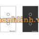 Công tắc cảm ứng hẹn giờ 2 nút KAWA CT2-WIFI(B/W)