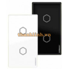 Công tắc thông minh không dây KAWA CT2N-BLE-W/B