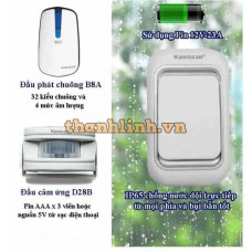 Bộ báo khách và chuông cửa KAWA i618AD