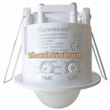 Công tắc cảm ứng hồng ngoại âm trần KAWA SS302 (3PIR)