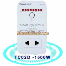 Ổ cắm hẹn giờ lùi KAWA TC02D 1500W