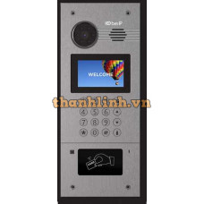 Bản gọi cửa kích thước màn hình 4.3 inc TFT, nút nhấn cơ Bas-IP AA-07B Silver