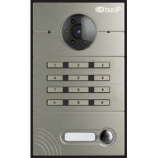 Bảng có camera có tích hợp phím bấm gọi cửa áp dụng cho nhiều căn hộ Bas-IP AV-01KD GREY