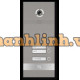 Bản gọi cửa kích thước không có màn hình, nút nhấn cơ 2 nút Bas-IP BI-02FB Silver