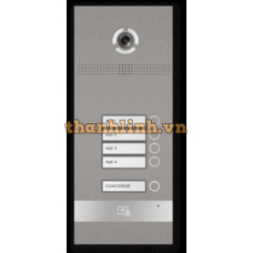 Bản gọi cửa kích thước không có màn hình, nút nhấn cơ 8 nút Bas-IP BI-08FB Silver