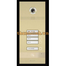 Bản gọi cửa kích thước không có màn hình, nút nhấn cơ 12 nút Bas-IP BI-12B GOLD