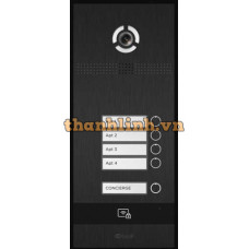 Bản gọi cửa kích thước không có màn hình, nút nhấn cơ 12 nút Bas-IP BI-12FB Black