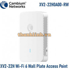 Access Point WiFi 6 Cambium XV2-22H | XV2-22H0A00-RW | Dual-Radio 2x2 | BLE | 128 User | Wall Plate