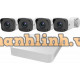 Bộ đầu ghi hình IP 4 kênh + camera IP 2.0 Megapixel UNV KIT IPC2122LR3-PF40-D