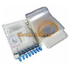 Hộp phối quang ODF treo tường 8FO SAICOM (SC/UPC, đủ phụ kiện)