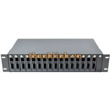 14 Slot RJ45 Converter Rack Fiber TCNET