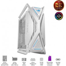 Vỏ case ASUS GR701 ROG HYPERION WHITE EDITION (EATX,FULL TOWER,MÀU TRẮNG)