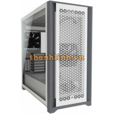 Thùng máy Case Corsair 5000D AirFlow Tempered Glass White | Mid Tower, ATX, Sẵn 2 fan không led