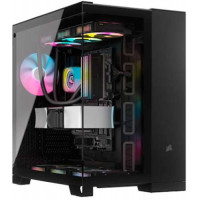 Vỏ thùng máy vi tính Corsair 6500X Tempered Glass Mid-Tower,Black/CC-9011257-WW