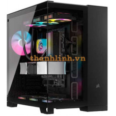 Vỏ thùng máy vi tính Corsair 6500X Tempered Glass Mid-Tower,Black/CC-9011257-WW
