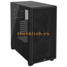 Vỏ máy tính Corsair 3000D Tempered Glass Mid-Tower, Black (CC-9011251-WW)